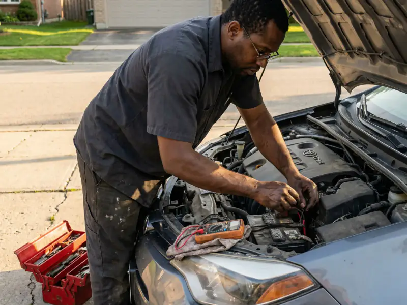 Mobile mechanic electrical testing for Winnipeg vehicles